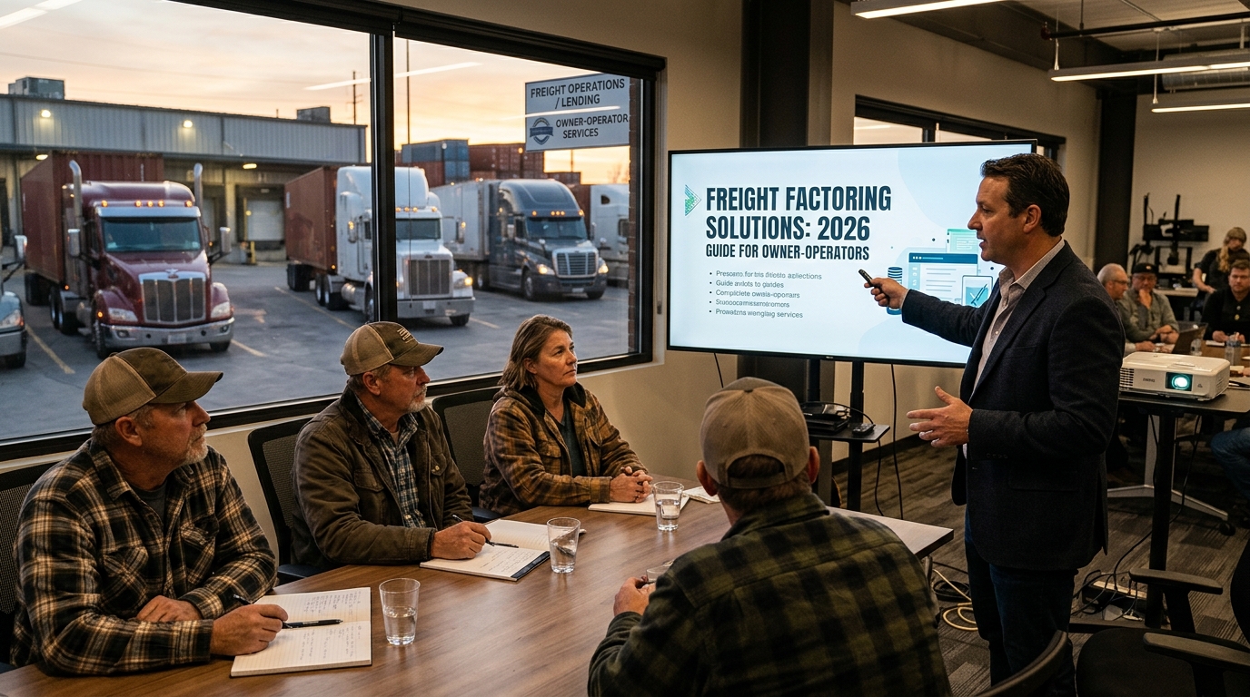 Illustration: Freight Factoring Solutions: 2026 Guide for Owner-Operators